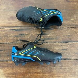 DSG Black and Blue Athletic cleats with Modern Design